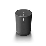 Sonos Move - Altavoz Inteligente con Alexa integrada, portátil y Resistente, con batería integrada, para Escuchar música Dentro y Fuera de casa, Color Neg