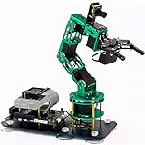 Yahboom Robotic Arm Raspberry Pi Robot Kit AI Hand Building with Camera 6-DOF Programable AI Electronic DIY Robot for Adults ROS Open Source (Dofbot without Pi 4B)