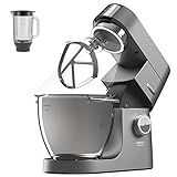 Kenwood Electrodomésticos Titanium Chef XL System Pro Robot de Cocina, 1700 W, 5 kg, Plata, 44 Decibelios, Metal