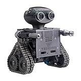 TRCS Robot teledirigido juguete 160 piezas AI Bluetooth altavoz robots con luces/sonido DIY Metal mecánico Smart Robot Coches Regalos para niños adultos