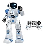 XTREM BOTS - Robbie, Robot para Niños, Robot Juguete Programable 50 Movimientos, 20 Expresiones Faciales, Robots Juguetes, Juego Robotica, Robótica Educativ