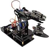Adeept Kit de modelo de robot de bricolaje 4-DOF brazo robot con mango STEAM programable 4 ejes kit de brazo robótico compatible con Arduino IDE (tutorial PDF a través del enlace de descarga)