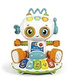 Clementoni - Baby Robot, juguete bebé, 1 año, centro actividades infantiles, juguete en español e inglés (61514)