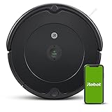 Irobot Roomba 692 Robot Aspirador con Conexión Wi-Fi - Sistema de Limpieza en Tres Fases - Sugerencias Personalizadas - Compatible con Tu Asistente de Voz, Capacidad 0,6 L, Color Neg