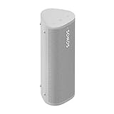 Sonos Roam SL Altavoz portátil, 10 Horas de autonomía, Impermeabilización Certificado IP67, Impermeable, Wi-Fi y Bluetooth, Multiroom, Apple AirPlay 2, Modo Ahorro de batería - Blan