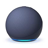 Echo Dot (5.ª generación, modelo de 2022) | Altavoz inteligente wifi y Bluetooth con Alexa, con sonido más potente y de mayor amplitud | Azul marin