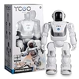 YCOO by Silverlit - Program a BOT X, Robot Teledirigido Programable, 40 cm - 48 Acciones Programables - Sensores de Movimiento - Efectos sonoros y Luminosos.
