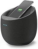 Belkin altavoz inteligente Hi-Fi + cargador inalámbrico SoundForm Elite (Alexa, Bluetooth, AirPlay2, Devialet), Neg