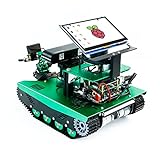 Yahboom Raspberry Pi 4B Kit robótico profesional con pantalla de 7 pulgadas AI ROS Python robot brazo de coche para adultos (Pi Ver.V)