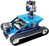 Yahboom Raspberry Pi robótico con cámara programable AI Electronic DIY Tank Robot Kit para adolescentes adultos Compatible Pi 4 B modelo 3B +