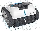 WYBOT Robot de Piscina Inalámbrico, Automática Aspiradora para Batería, Suelo, Paredes y Línea de Flotación, Navegación Inteligente, Limpieza de 110 mins